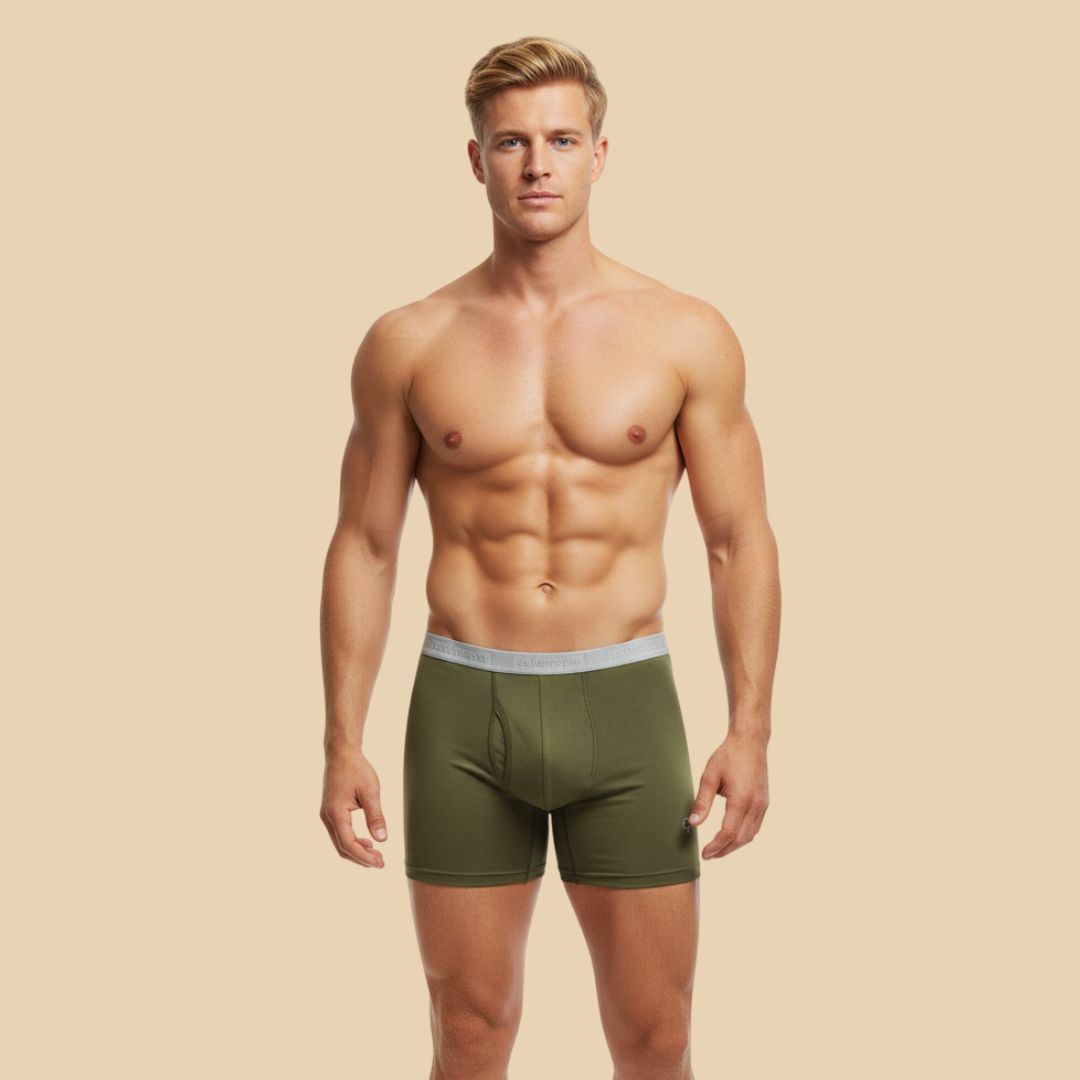 6-Pack Premium Cotton Boxer Briefs | The Essentials Bundle