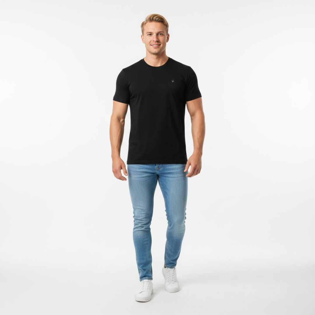 Premium Cotton Crewneck T-Shirt