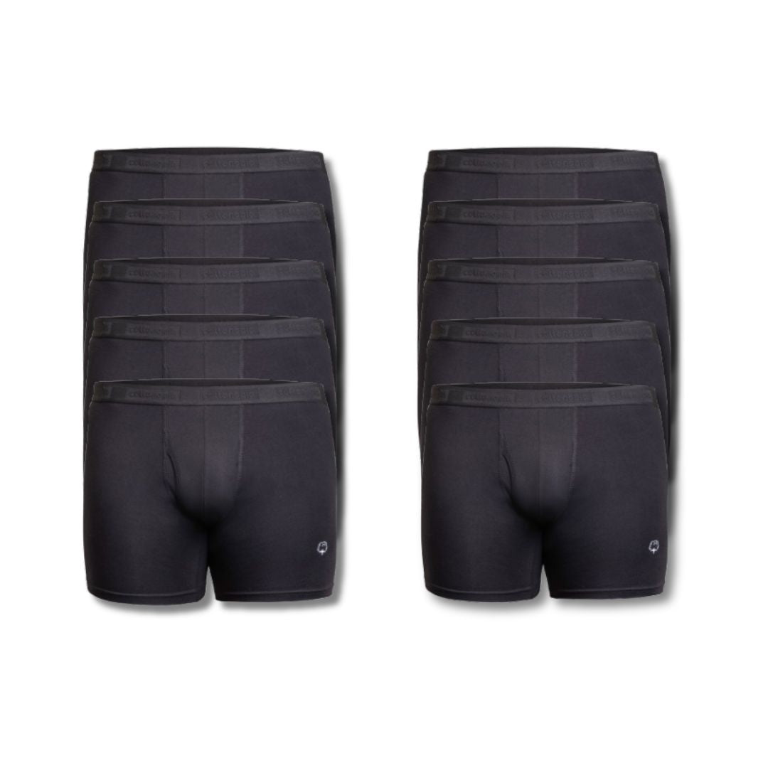 10-Pack Premium Cotton Boxer Briefs | The Ultimate Bundle