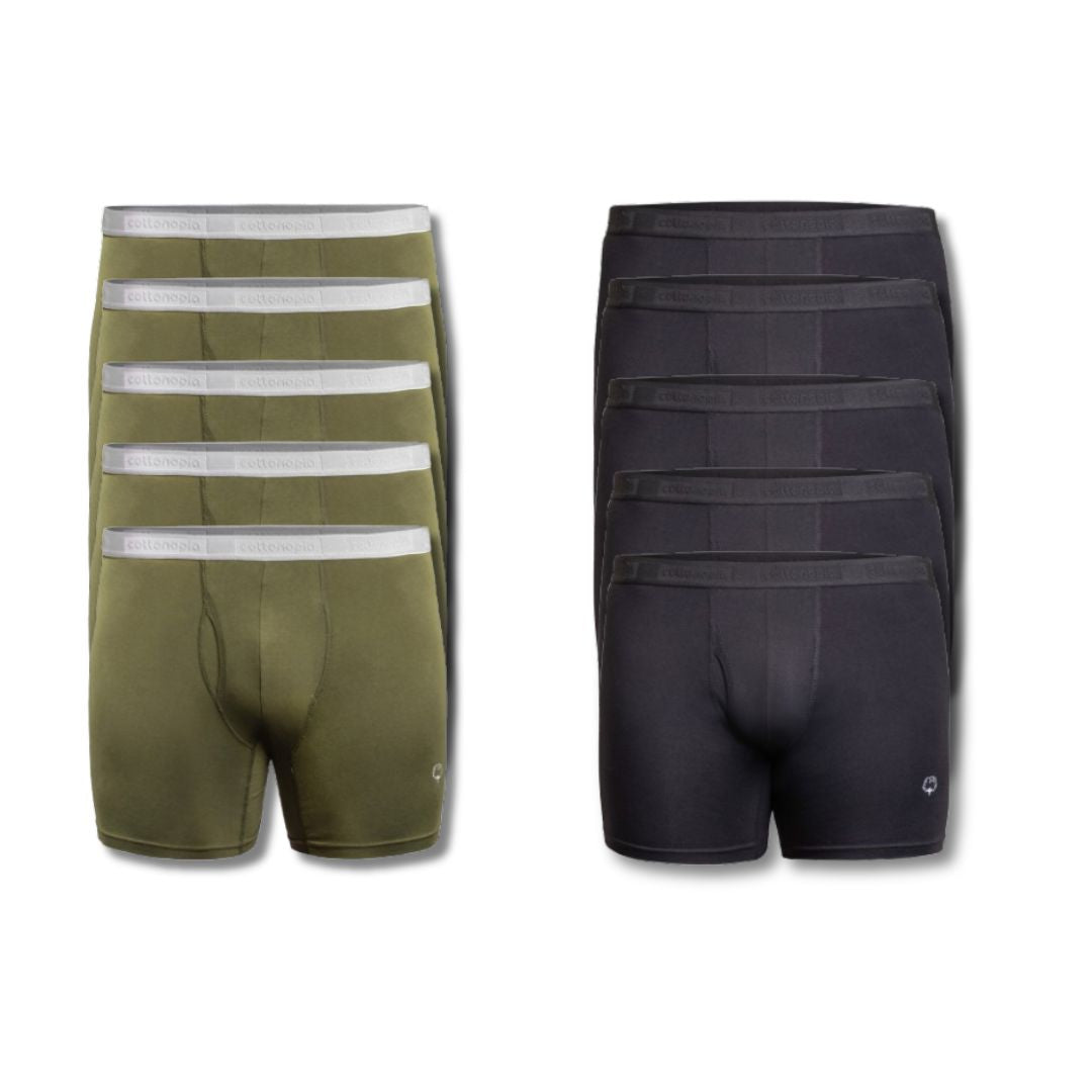 10-Pack Premium Cotton Boxer Briefs | The Ultimate Bundle