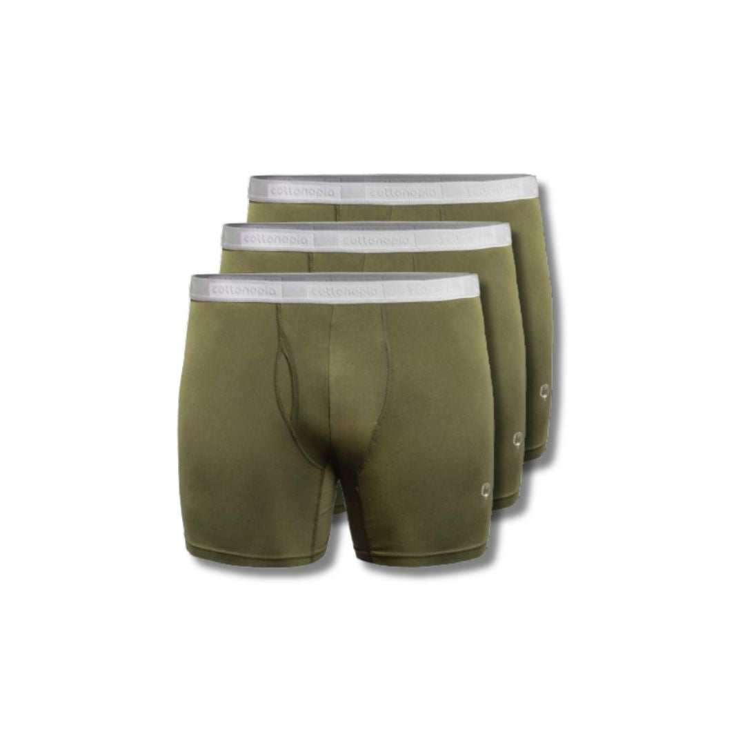 Premium Cotton Boxer Briefs – The Daily Pack (3 Pack)