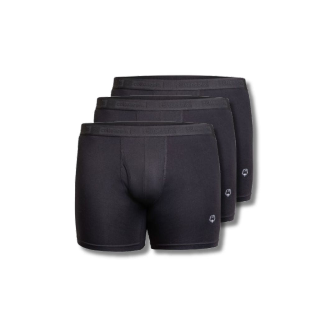 Premium Cotton Boxer Briefs – The Daily Pack (3 Pack)