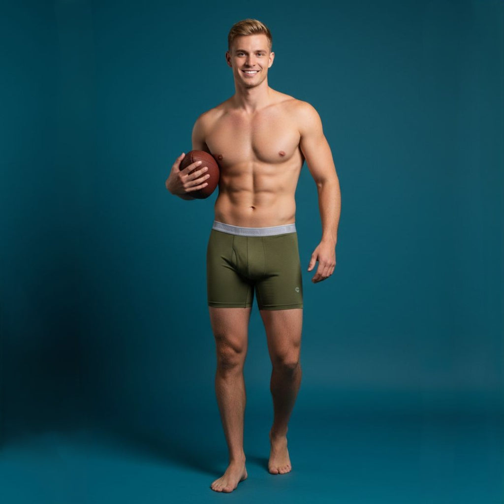 Premium 6" Cotton Underwear Boxer Brief
