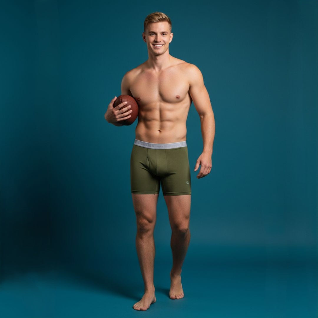 Premium 6" Cotton Underwear Boxer Brief