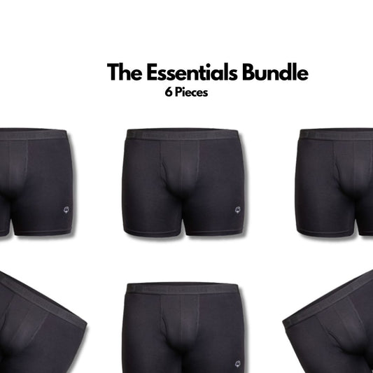 6-Pack Premium Cotton Boxer Briefs | The Essentials Bundle