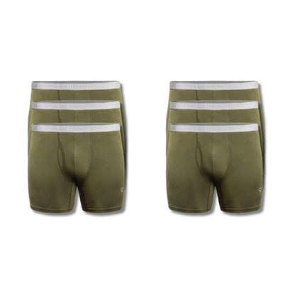 6-Pack Premium Cotton Boxer Briefs | The Essentials Bundle