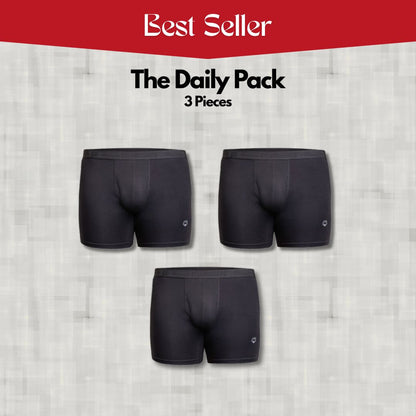 3-Pack Boxer Briefs - The Daily Pack