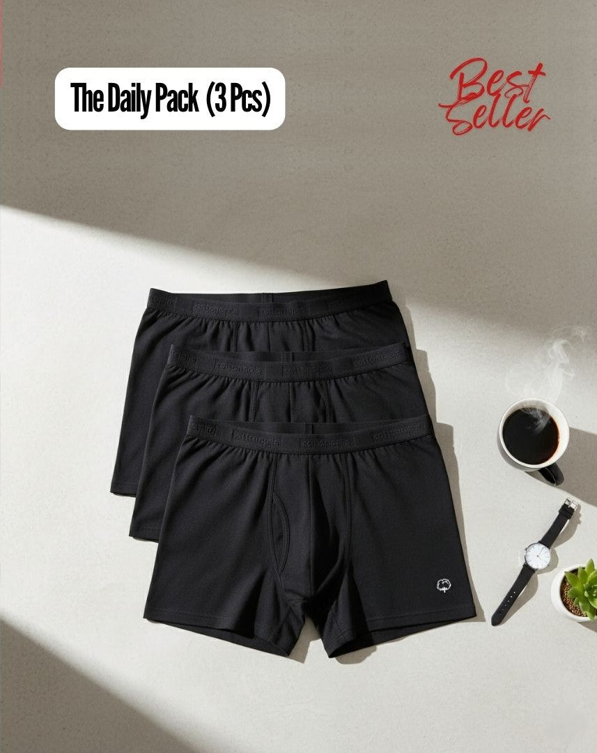 3-Pack Boxer Briefs - The Daily Pack