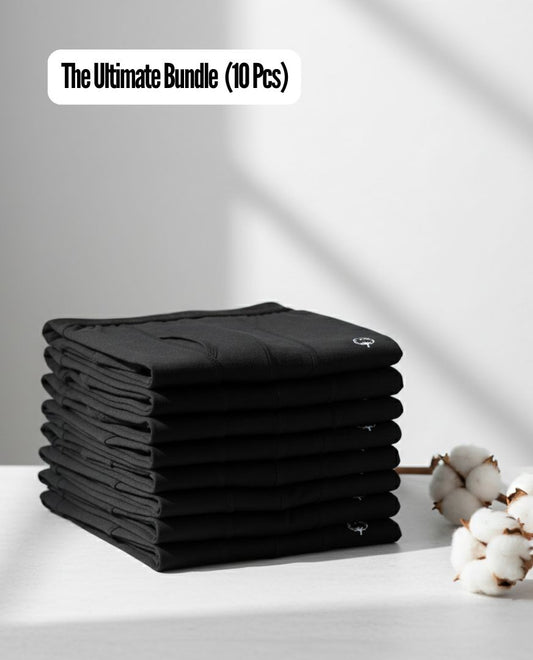 10-Pack Premium Cotton Boxer Briefs | The Ultimate Bundle