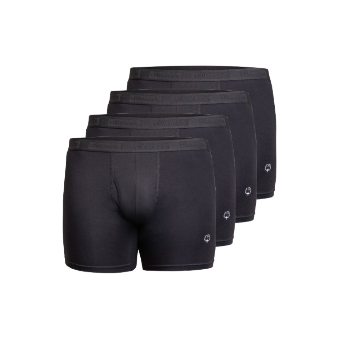 Premium Cotton Boxer Briefs Pack (4 pcs)